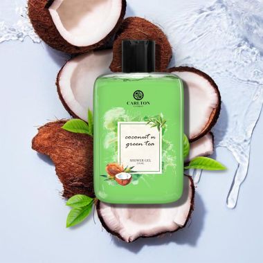 Carlton London: Shower Gel Coconut & Green Tea Soft & Fresh Body Wash-250ml