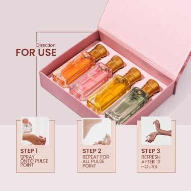 Carlton London: Women DAZZLE Gift Set of 4 EDP Perfume - 20ml each