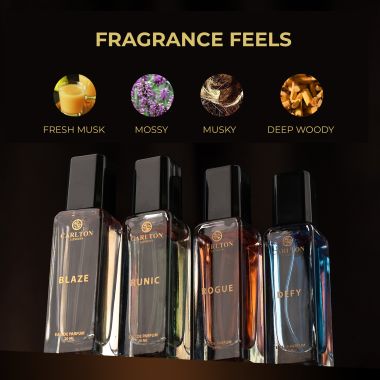 Carlton London: Men ICONIC Gift Set of 4 EDP Perfume - 20ml each