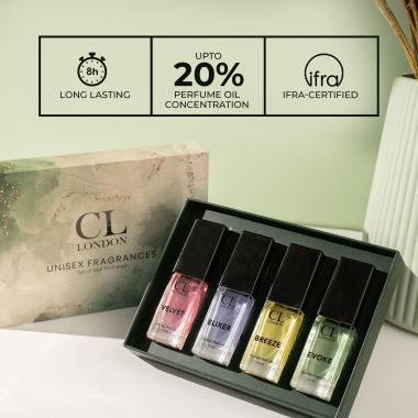 Carlton London: Unisex EDP Gift Set of 4 - 15ml each