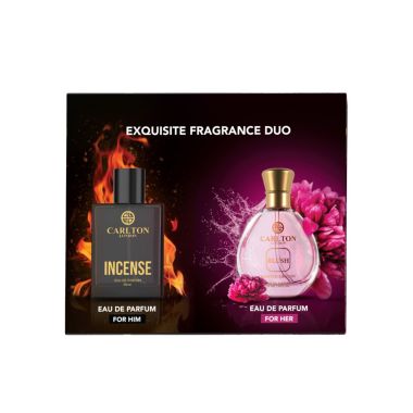 Carlton London: Exquisite Fragrance Duo - Incense 50ml & Blush 30ml Gift Set