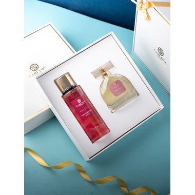 Carlton London: Women Gift Set of 2 Muse Perfume 100ml + New Love Body Mist 250ml