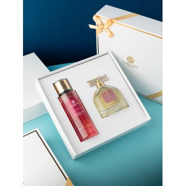 Carlton London: Women Gift Set of 2 Muse Perfume 100ml + New Love Body Mist 250ml