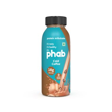 Phab: Protein Milkshake Cold Coffee - Pack of 6 x 200ml