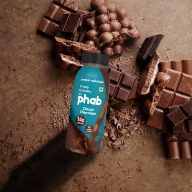 Phab: Protein Milkshake Classic Chocolate - Pack of 6 x 200ml