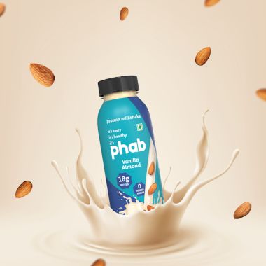 Phab: Protein Milkshake Vanilla Almond - Pack of 6 x 200ml