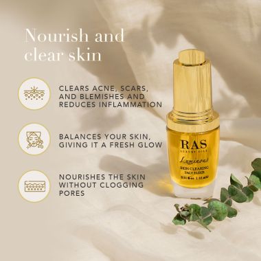 RAS Luxury Oils: Luminous Skin Clearing Face Elixir - 6ml