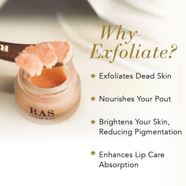 RAS Luxury Oils: Lush Lips Conditioning & Brightening Lip Scrub - 8ml