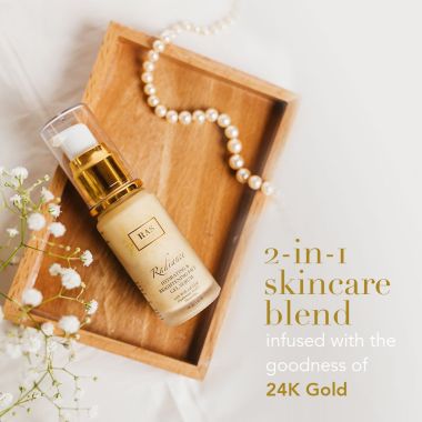 RAS Luxury Oils: Radiance 24K Gold Brightening & Hydrating Face Gel Serum - 30ml