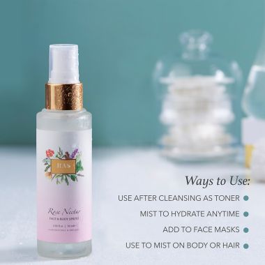 RAS Luxury Oils: Rose Nectar Face & Body Mist - 50ml
