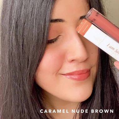 RAS Luxury Oils: Oh-So-Luxe Tinted Liquid Lip Balm In Caramel Nude I Am Serene - 3.2ml