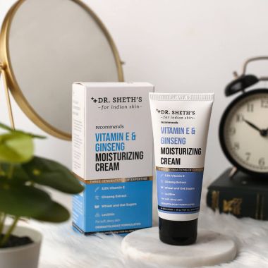 Dr. Sheth's: Vitamin E & Ginseng Moisturizing Cream - 50gm