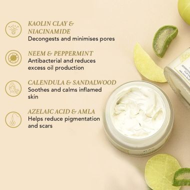 RAS Luxury Oils: Luminous Detoxifying & Pore Refining Clay Face Mask - 50ml