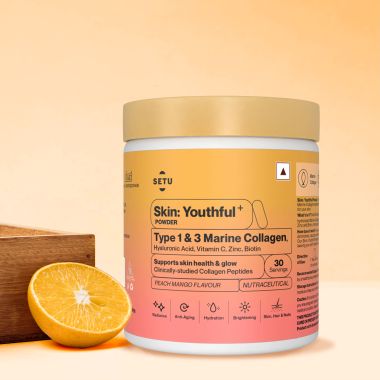 SETU: Skin: Youthful Collagen Powder - 30 Lemon Flavoured Sachets