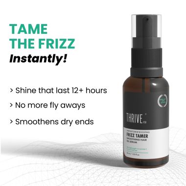 Thriveco: Frizz Tamer Smoothening Hair Oil, 30ml