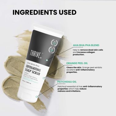 Thriveco: Aha Bha Pha Exfoliating Scalp Scrub - 100ml
