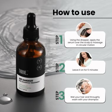 Thriveco: Anti-Dandruff Pre-Shampoo TreatmentLotion - 50ml