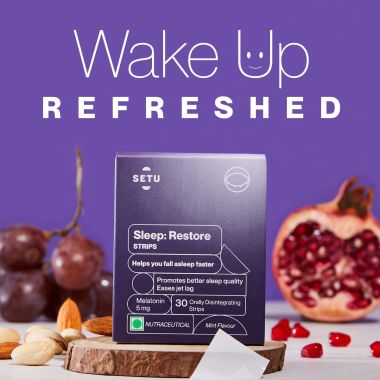 SETU: Rose Water Combo Packs 2 | Rose Water Hydrating, Soothing, Refreshing - 100 gm & Sleep: Restore, Melatonin 5mg - 30 Strips, Relaxation & Sleep, Mint Flavour