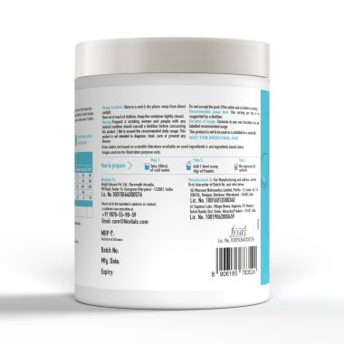HK Vitals: Pure Korean Skin Marine Collagen Powder - Type 1 Collagen Supplement for Women & Men, Promotes Healthy Skin, Hair & Nails (Unflavoured, 200 g)