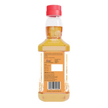 Indic Wisdom: Wood Pressed Flaxseed Oil 200 ml (Cold Pressed Flaxseed Oil - Extracted on Wooden Churner)