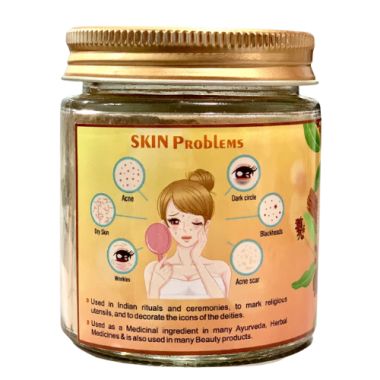 Indic Wisdom: White Sandalwood Powder (25 gm) (No Chemicals or Additives, Pure & Natural)