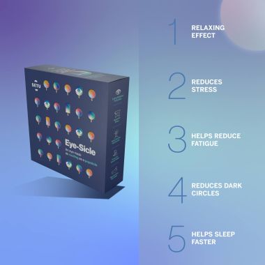 SETU: Melatonin 5mg (30 Strips) & Cooling Eye Mask | Combo Pack | Relaxation & Deep Sleep, Eases Jet Lag Strain and Non-Habit Forming (Pack of 2)