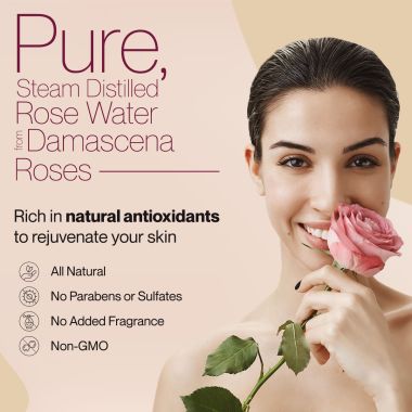 SETU: Organic Rose Water/Gulab Jal Spray -100 ML(Pack of 3) |Premium Face Mist, Toner for Brighter and Hydrated Skin |Oil-Control & Makeup remover| Zero alcochol, Paraben free and No artificial flavor
