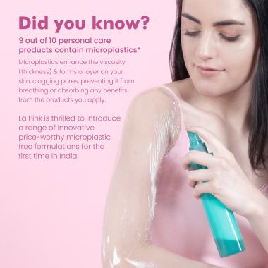 La Pink: Ideal Bright Face Toner | 100% Microplastic Free Formula | For Glass like Brightened skin, Alcohol Free For All Skin Types | 100ml