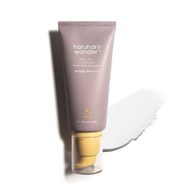 Haruharu Wonder: Black Rice Pure Mineral Relief Daily Sunscreen Unscented 50ml