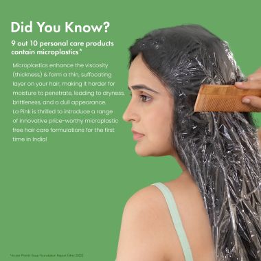 La Pink: Olive & Argan Conditioner for Smooth and Frizz-Free Hair | 100% Microplastic Free Formula | Suitable for All Hair Types | 250ml