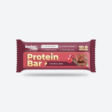 Beyond Food: Protein Bars - Cranberry Zest (Pack of 6)