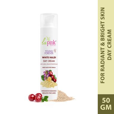 La Pink: Young Forever Day Cream with 100% Microplastic Free Formula, Reduces Fine Lines, Pigmentation, Dark Spots & Scars For All Skin Types | 50g