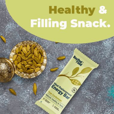 Beyond Food: Meal Replacement Energy Bar - True Cardamom (Pack of 6)