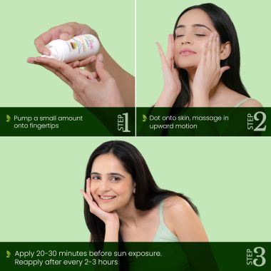 La Pink: Vitamin C Sunscreen SPF 50 with White Haldi for UVA & UVB Protection and Hydration & Mouisturization