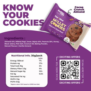 Beyond Food: Millet Cookies - Assorted Pack (Pack of 12)
