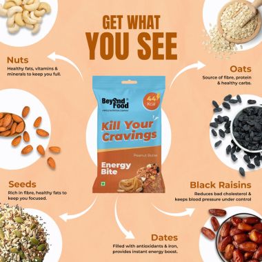 Beyond Food: Energy Bites - Peanut Butter (Pack of 25)