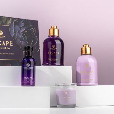 Carlton London: Women Escape Gift Set of 4 - 30ml EDP+Shower Gel180ml+Body Lotion180ml+Candle40gms