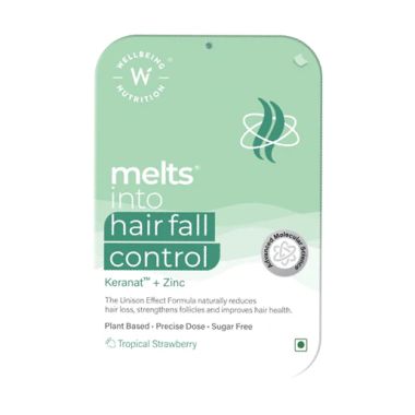 Wellbeing Nutrition: Hair Fall Melts Single Strip (Pack of 5)