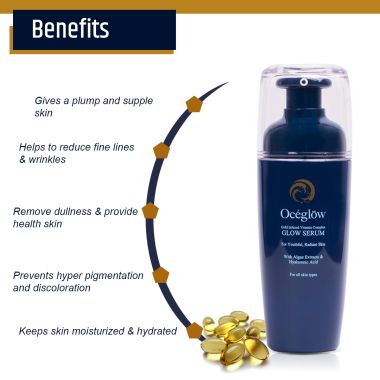 Oceglow: Hyaluronic Acid Glow Serum for Intense Hydration & Glowing Skin