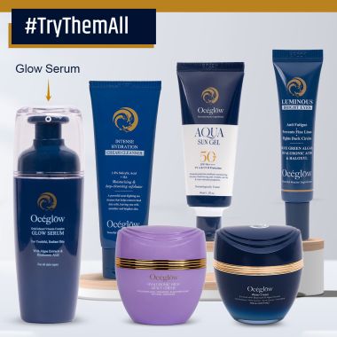 Oceglow: Hyaluronic Acid Glow Serum for Intense Hydration & Glowing Skin