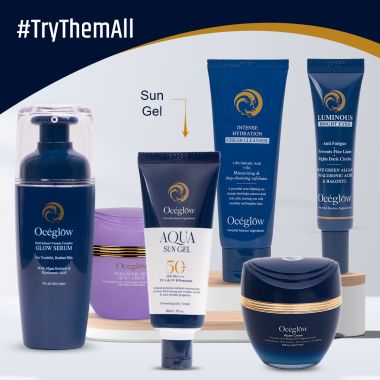 Oceglow: SPF 50 PA+++ Sunscreen Gel for Women & Men With Salicylic Acid For Oily, Sensitive & Acne Prone Skin