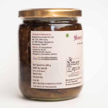 Honey and Spice: Honey Rose Gulkand 600gm