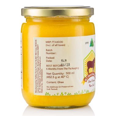 Honey and Spice: Agna A2 Desi Cow Ghee | 500g