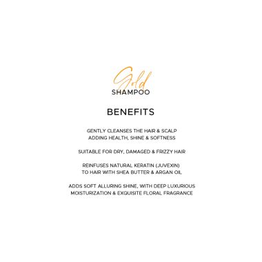 GK Hair: Gold Shampoo 250ML
