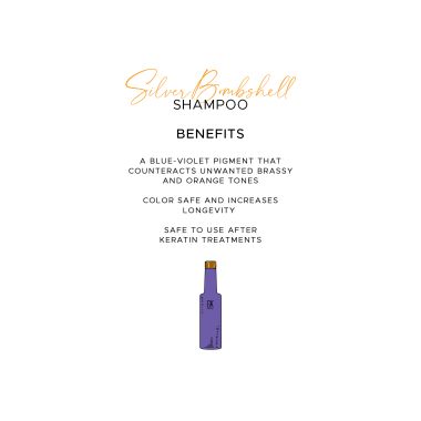 GK Hair: Silver Bombshell Shampoo 280ml