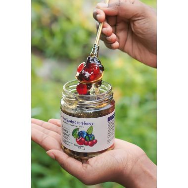 Honey and Spice: Berries Soaked in Honey 250gm