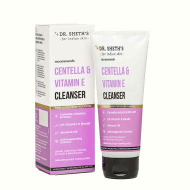 Dr. Sheth's: Centella & Vitamin E Cleanser - 50ml