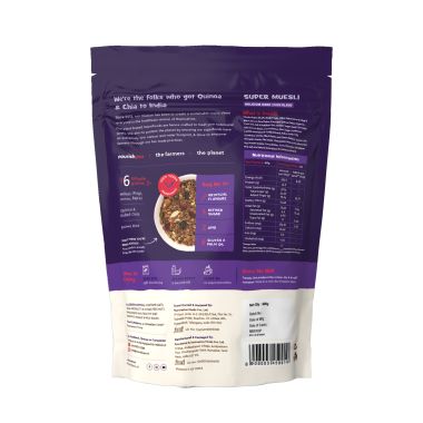 Nourish You: Organic Super Muesli - Belgian Dark Chocolate | 400g