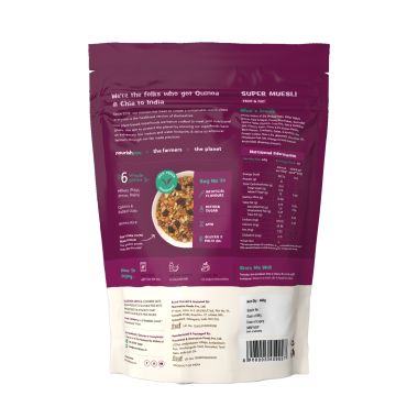 Nourish You: Organic Super Muesli - Fruit & Nut | 400g