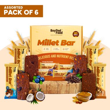 Beyond Food: Millet Bar - Assorted Pack (Pack of 6)